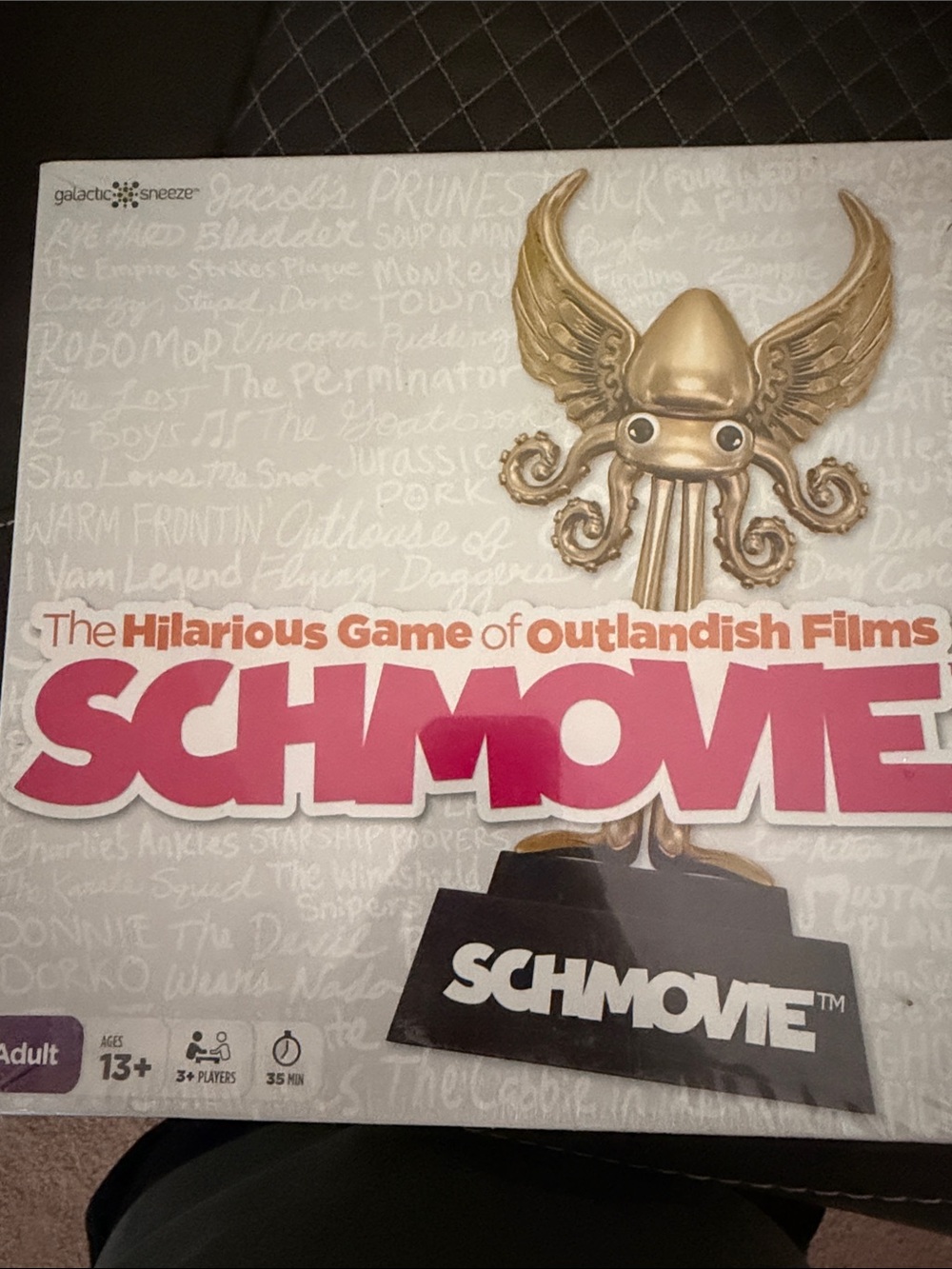 Schmovie Board Game by Galactic Sneeze — Pink & Gold Edition